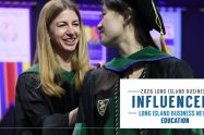 Dr. Ginzburg with student at Commencement ceremony